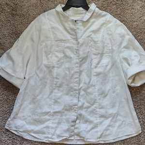 Westbound woman white button up size 20w